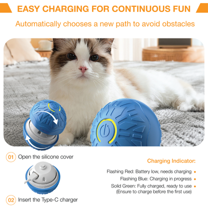 OPESMART™️ PurrChase Interactive Pet Bouncing Ball